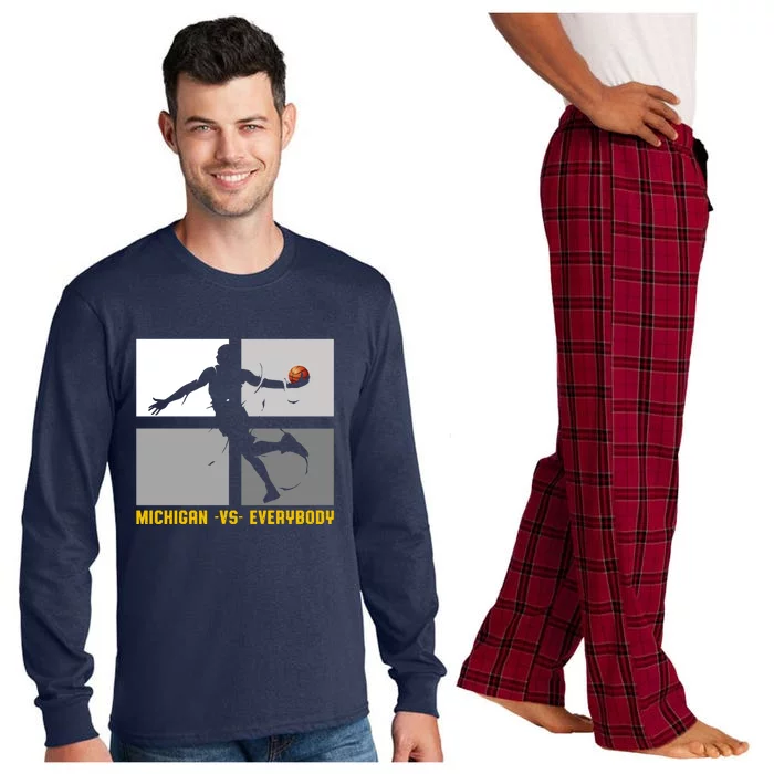 Michigan Vs. Everybody Long Sleeve Pajama Set