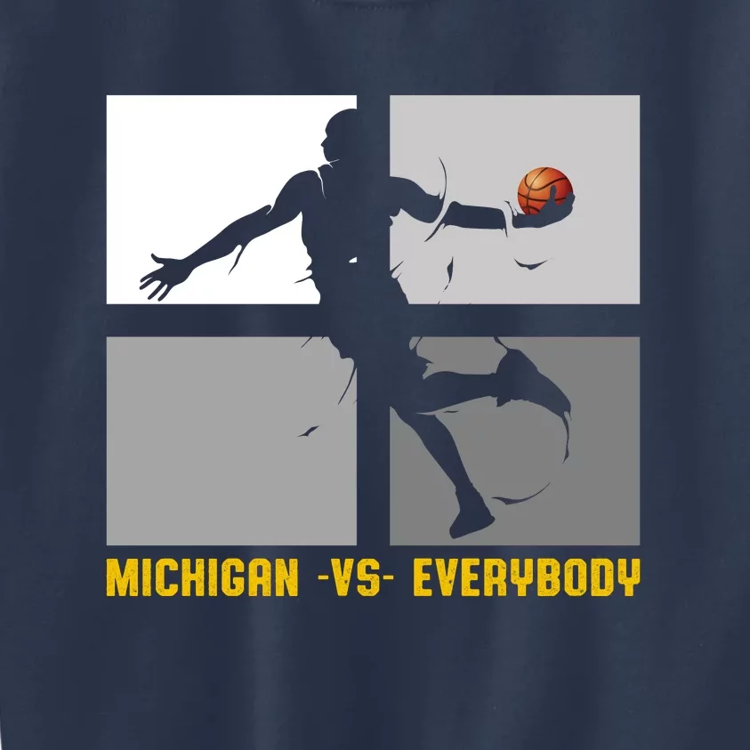 Michigan Vs. Everybody Kids Sweatshirt