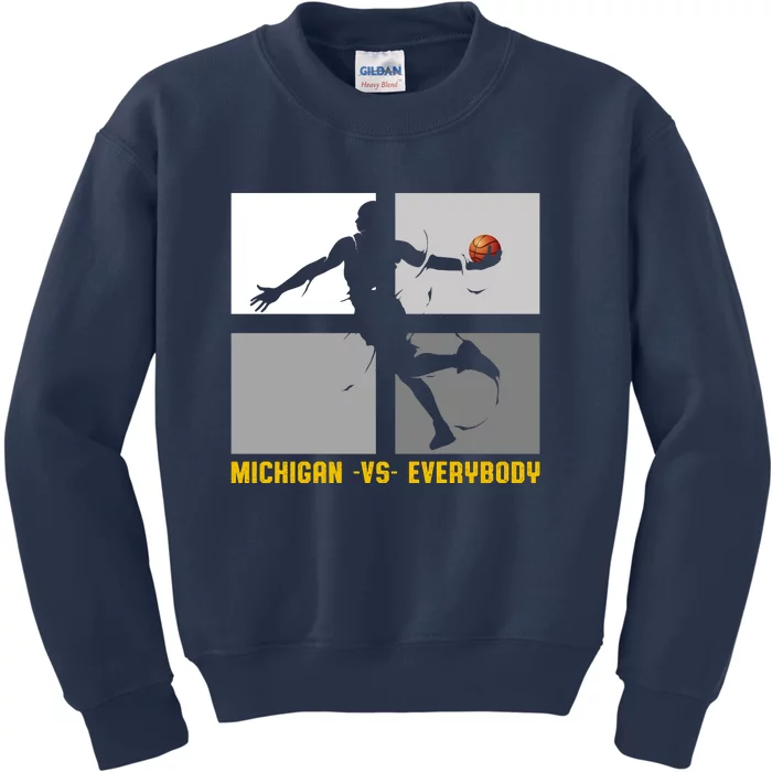 Michigan Vs. Everybody Kids Sweatshirt