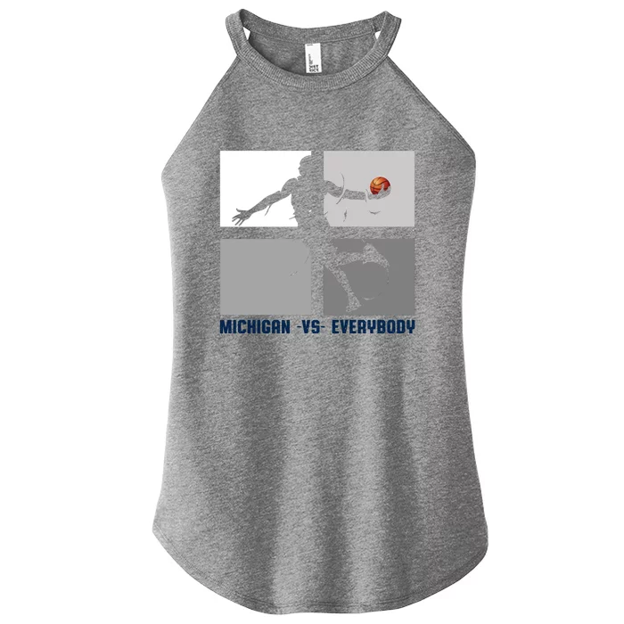 Michigan Vs. Everybody Women’s Perfect Tri Rocker Tank