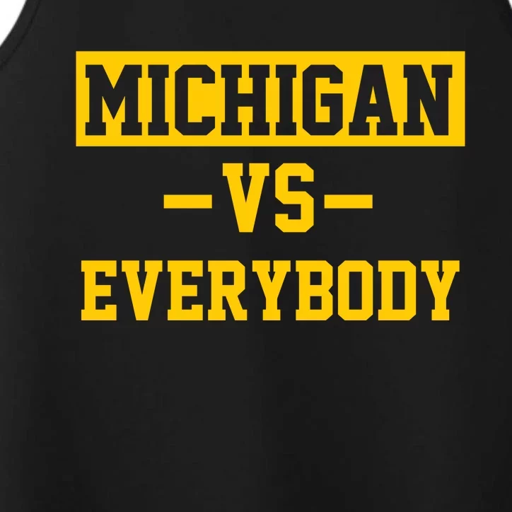 Michigan Vs Everybody Performance Tank