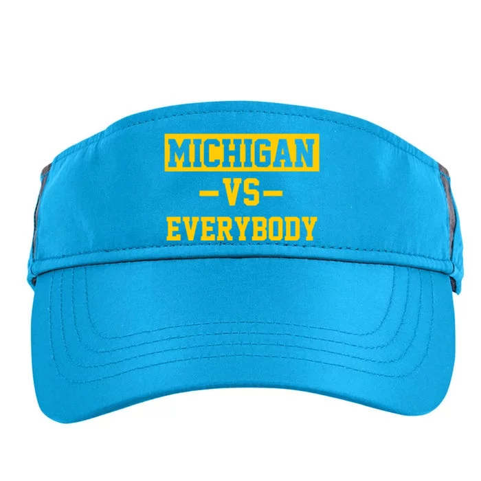 Michigan Vs Everybody Adult Drive Performance Visor