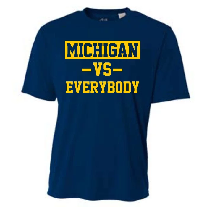 Michigan Vs Everybody Cooling Performance Crew T-Shirt