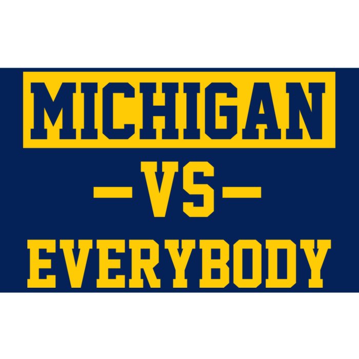 Michigan Vs Everybody Bumper Sticker