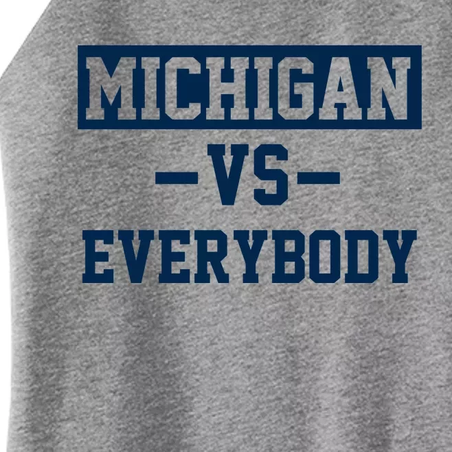 Michigan Vs Everybody Women’s Perfect Tri Rocker Tank