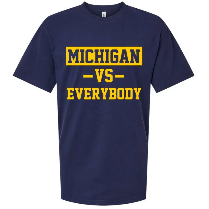 Michigan Vs Everybody Sueded Cloud Jersey T-Shirt