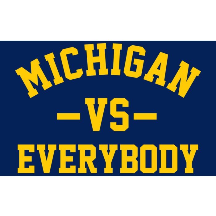 Michigan Vs Everyone Everybody Quote Bumper Sticker