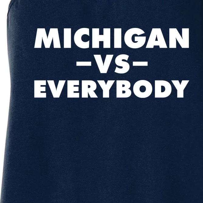 Michigan Versus Everybody Women's Racerback Tank