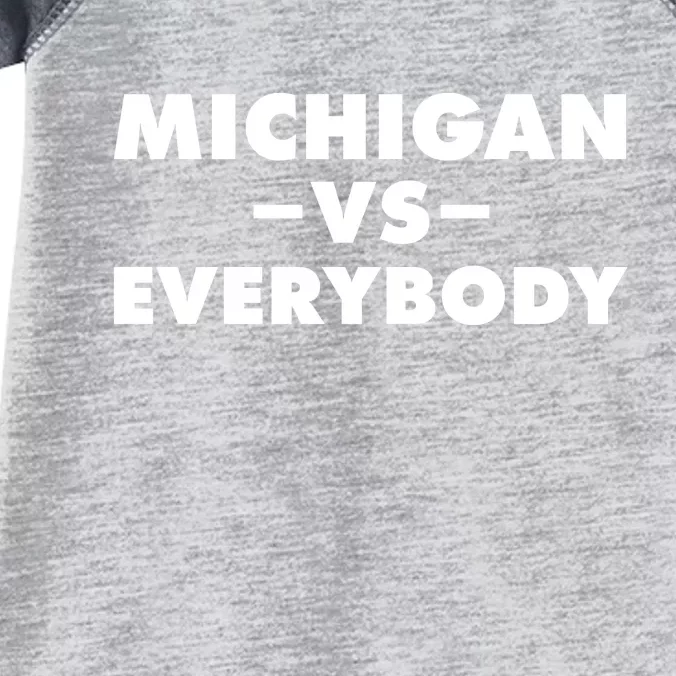 Michigan Versus Everybody Infant Baby Jersey Bodysuit