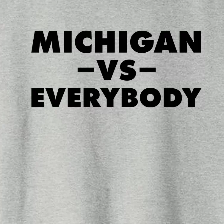 Michigan Versus Everybody Women's Crop Top Tee