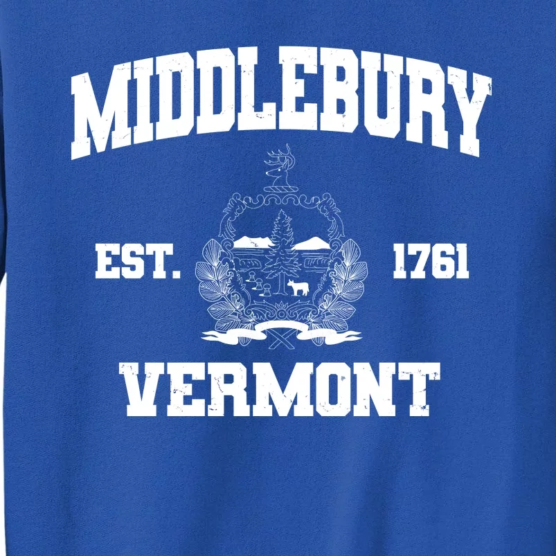 Middlebury Vermont Est 1761 Varsity Logo Sweatshirt