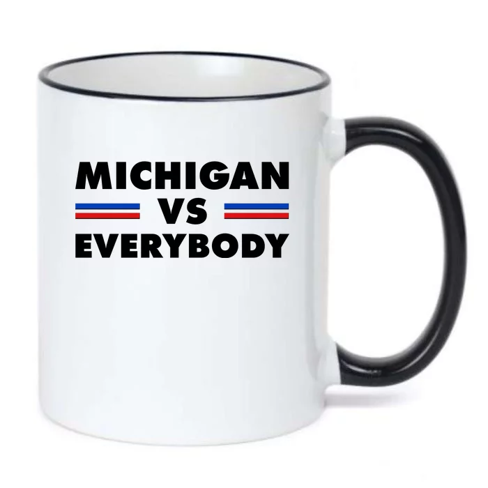 Michigan Vs Everybody Retro Black Color Changing Mug