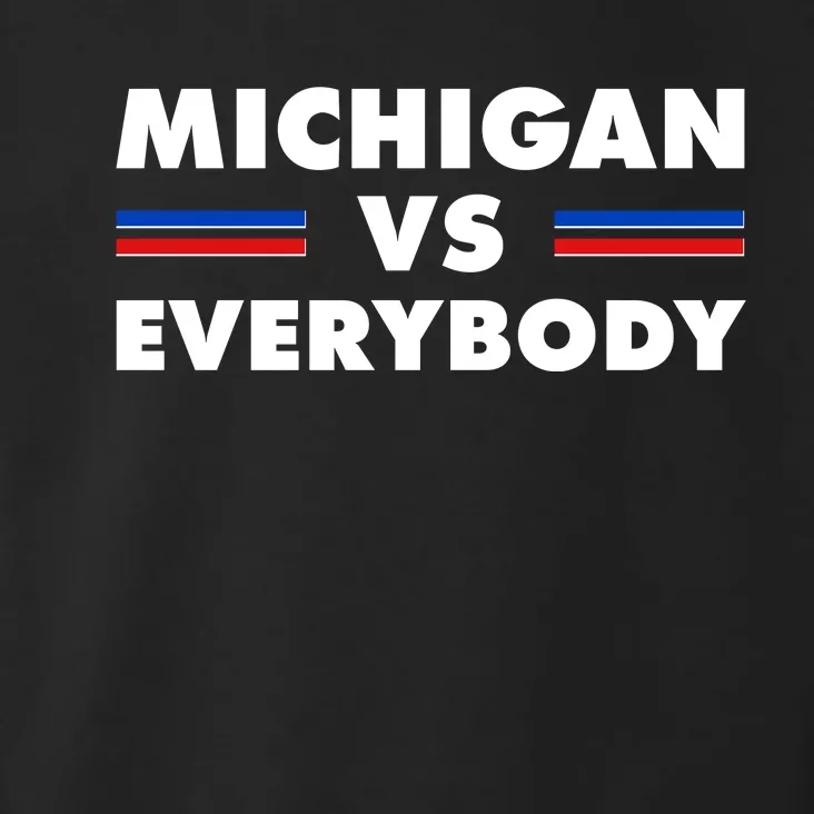 Michigan Vs Everybody Retro Toddler Hoodie