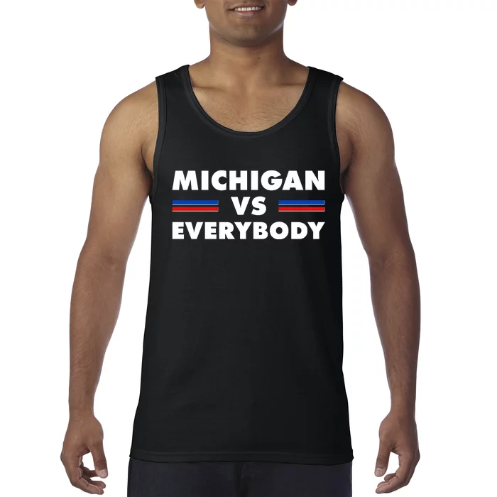 Michigan Vs Everybody Retro Tank Top