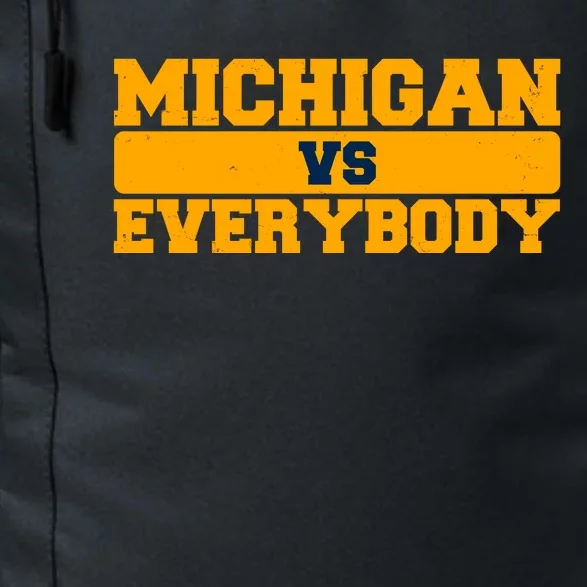 Michigan Versus Everybody Football Sports Fan Daily Commute Backpack