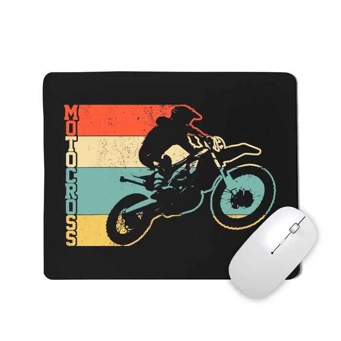 Motocross Vintage Enduro Dirt Bike Motorcycle MX Biker Gift Mousepad