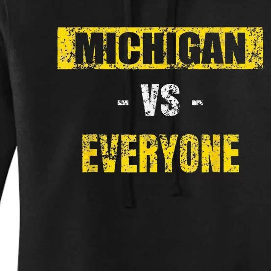 michigan vs everyone michigan revenge tour Women's Pullover Hoodie