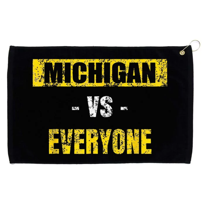 michigan vs everyone michigan revenge tour Grommeted Golf Towel