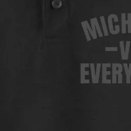 Michigan Verses Everybody Vs Graystyle Dry Zone Grid Performance Polo