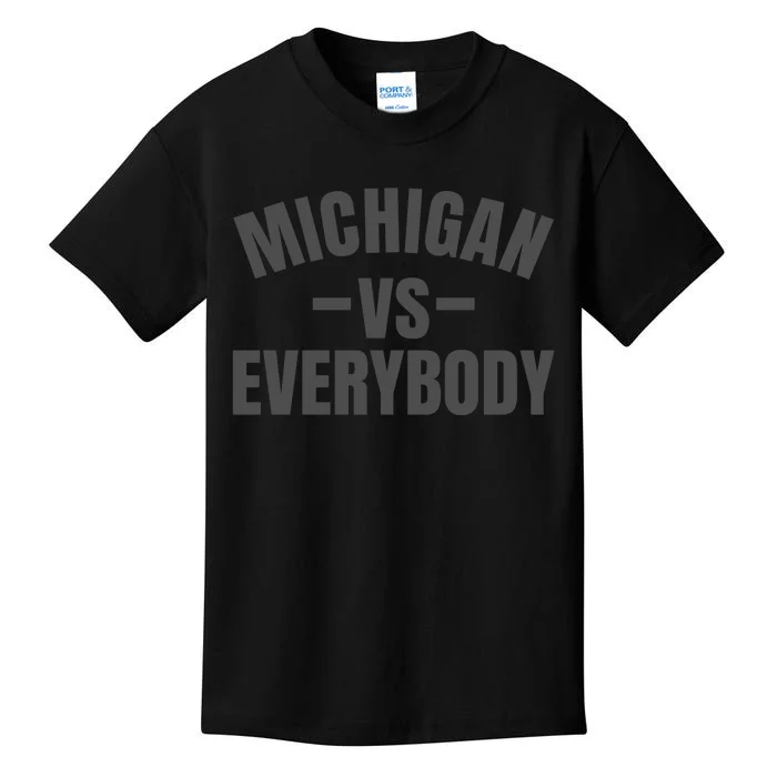 Michigan Verses Everybody Vs Graystyle Kids T-Shirt