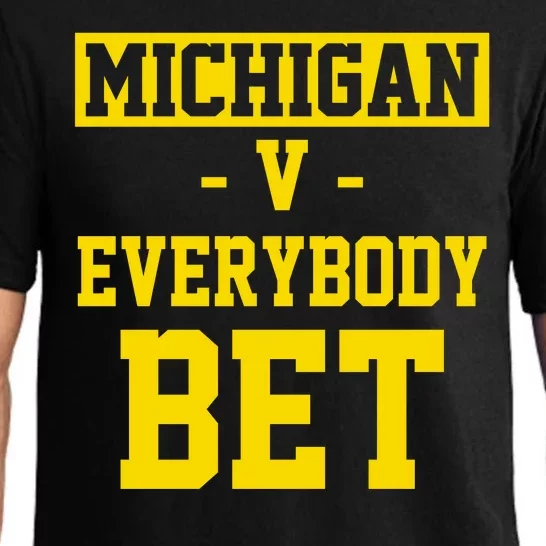 Michigan V Everybody Bet Pajama Set