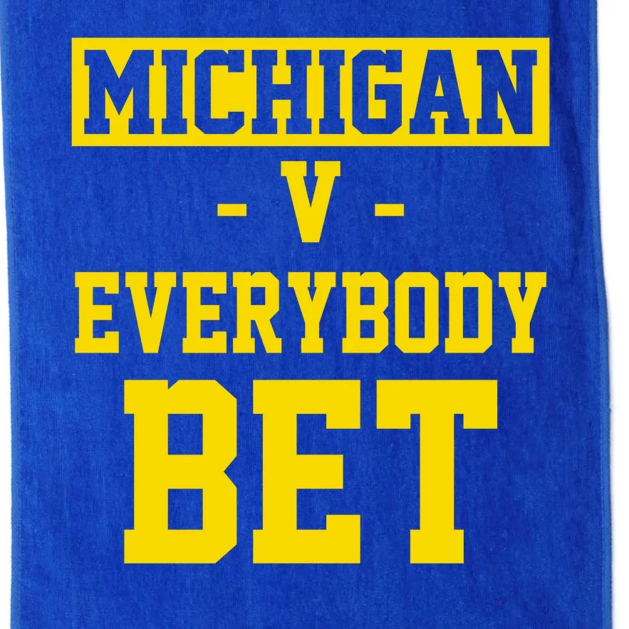 Michigan V Everybody Bet Platinum Collection Golf Towel