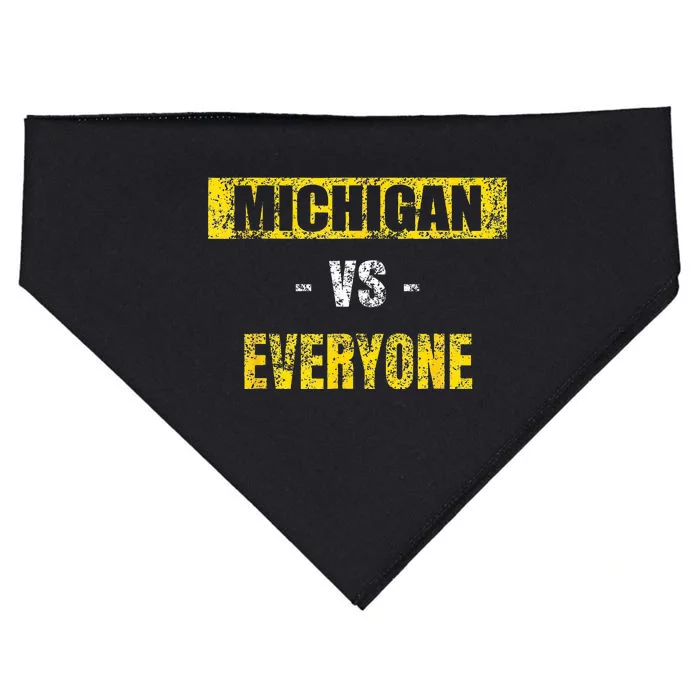 Michigan vs Everyone Everybody USA-Made Doggie Bandana