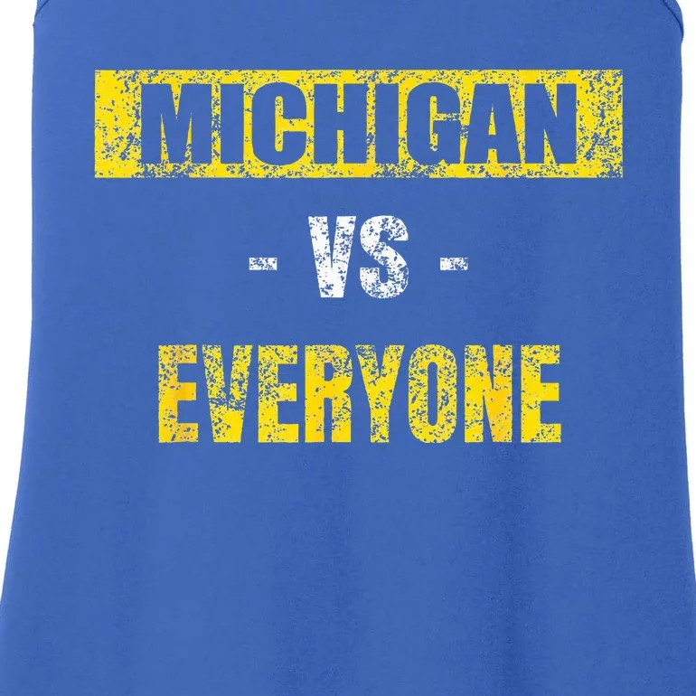 Michigan vs Everyone Everybody Ladies Essential Tank