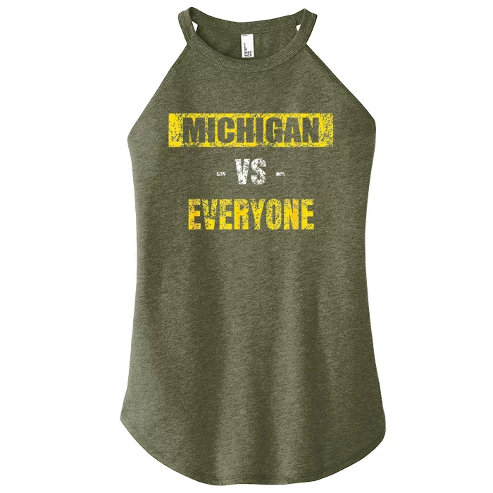 Michigan vs Everyone Everybody Women’s Perfect Tri Rocker Tank