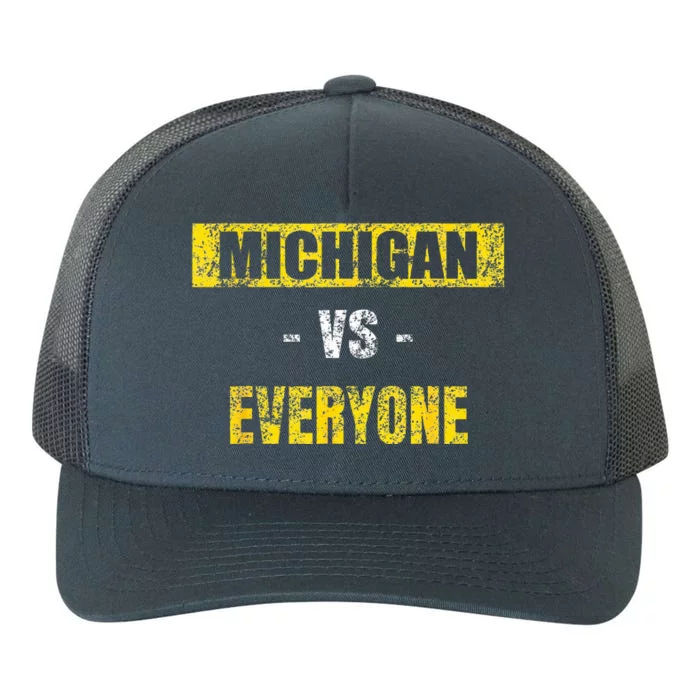 Michigan vs Everyone Everybody Yupoong Adult 5-Panel Trucker Hat