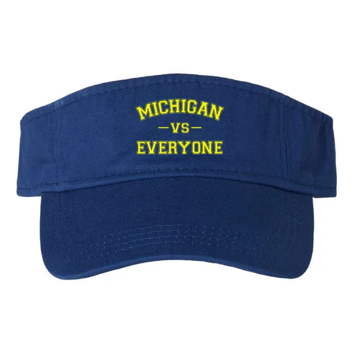 Michigan vs Everyone Funny Battle Valucap Bio-Washed Visor