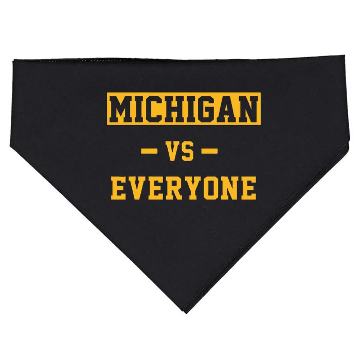 Michigan vs Everything Everyone USA-Made Doggie Bandana