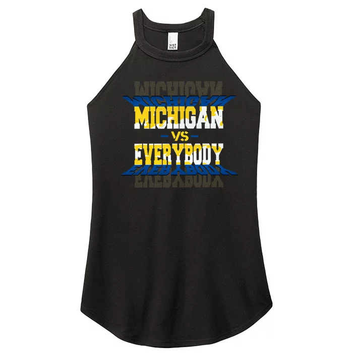 Michigan Vs. Everyone Women’s Perfect Tri Rocker Tank