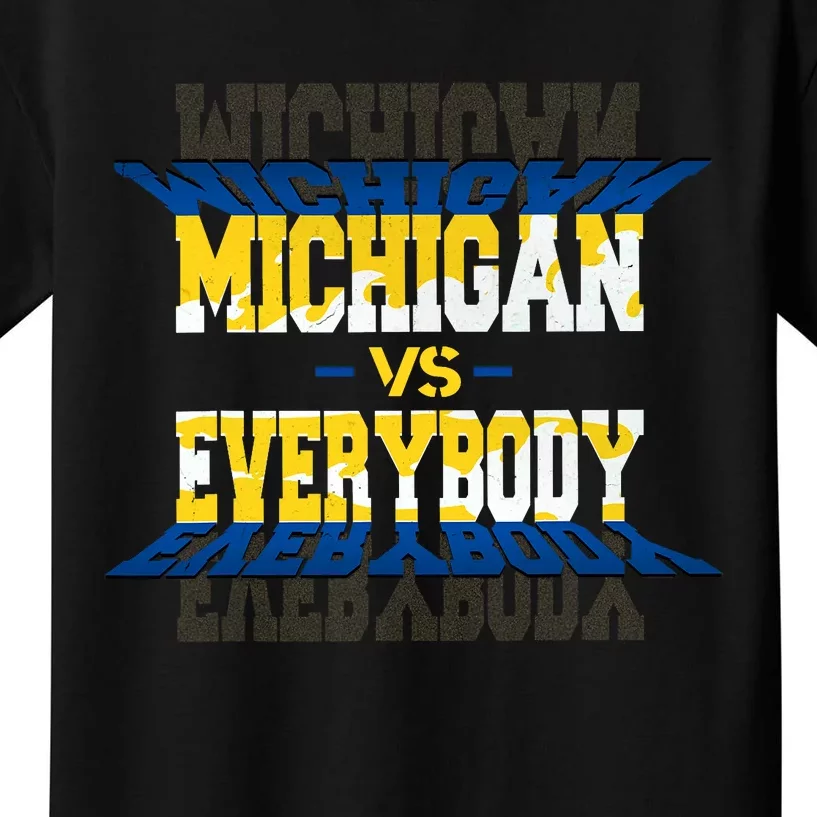 Michigan Vs. Everyone Kids T-Shirt