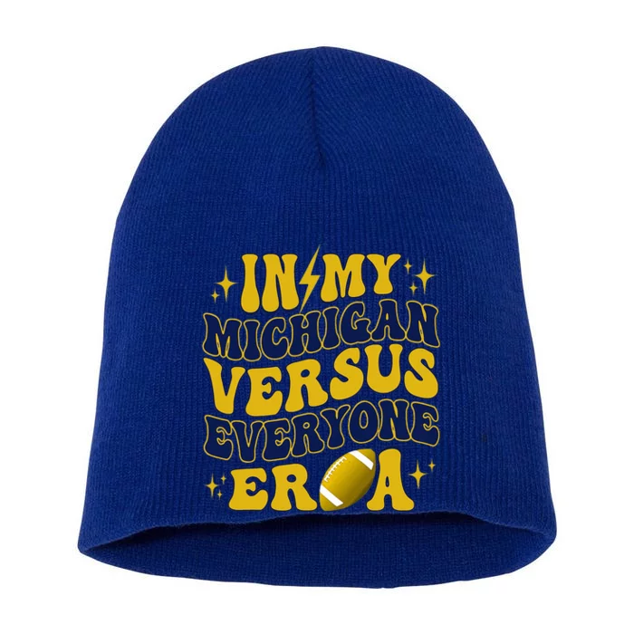 Michigan vs Everyone Everybody World Short Acrylic Beanie