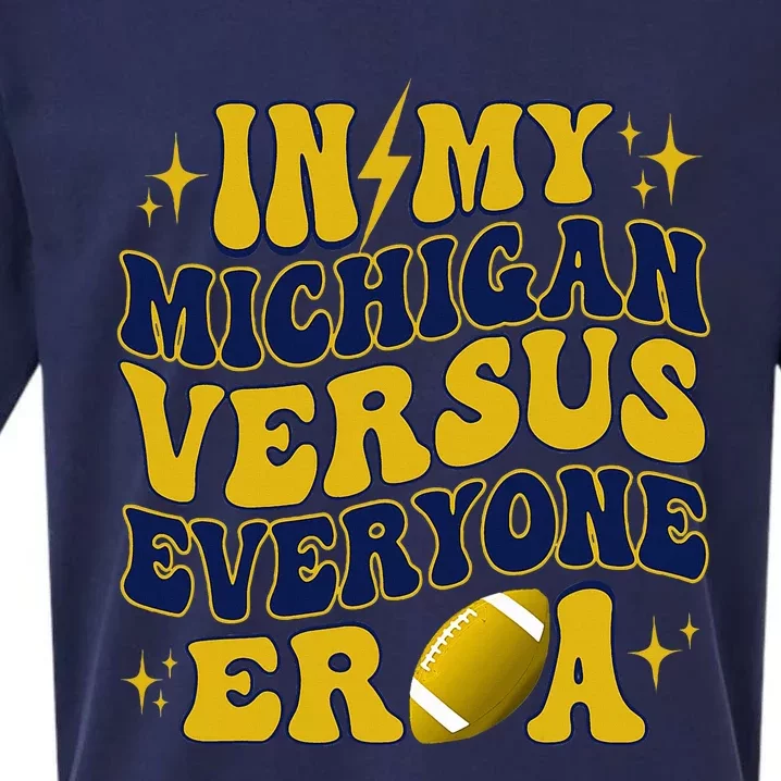 Michigan vs Everyone Everybody World Sueded Cloud Jersey T-Shirt