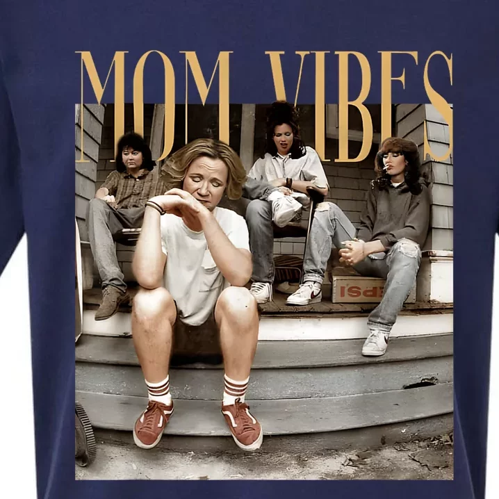 Mom Vibes Funny 70s 80s 90s Mama Mom Show Sueded Cloud Jersey T-Shirt