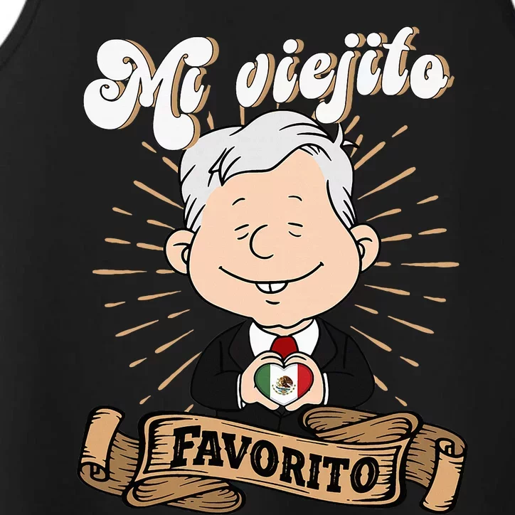 Mi Viejito Favorito. Amlover Mexican President Performance Tank