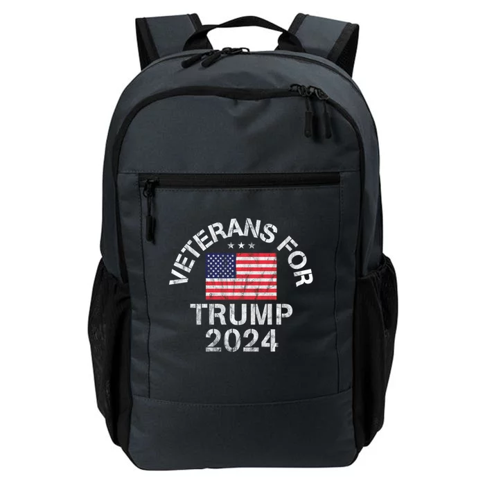 Military Veterans For Trump 2024 Meaningful Gift Daily Commute Backpack