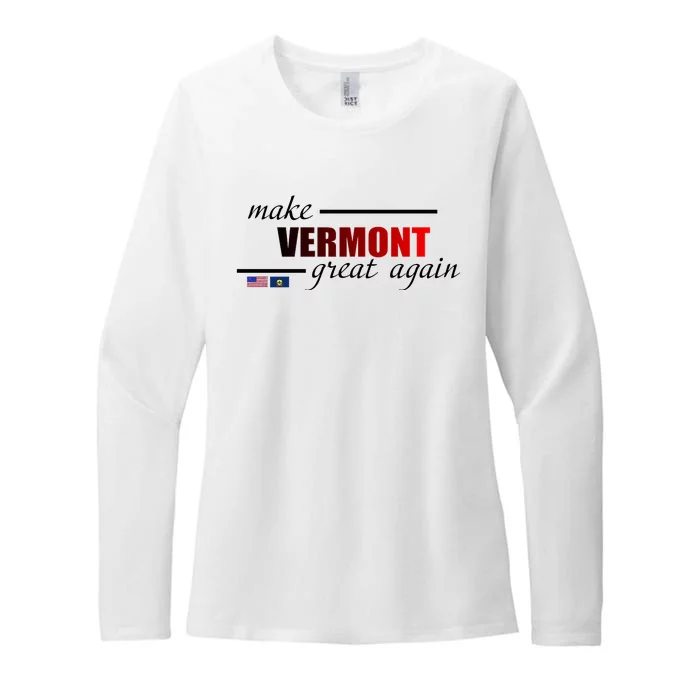 Make Vermont Great Again Womens CVC Long Sleeve Shirt