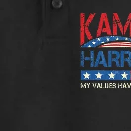 My Values Have Not Changed Kamala Harris 2024 President Dry Zone Grid Performance Polo