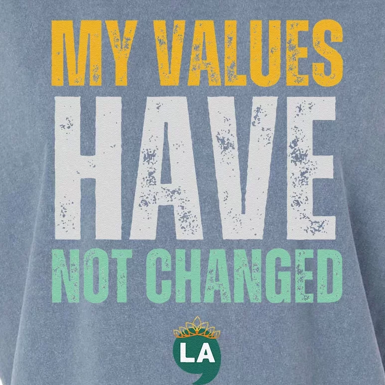 My Values Have Not Changed Garment-Dyed Women's Muscle Tee