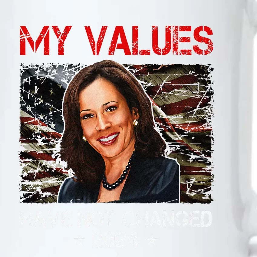 My Values Have Not Changed Kamala Harris 2024 President Black Color Changing Mug