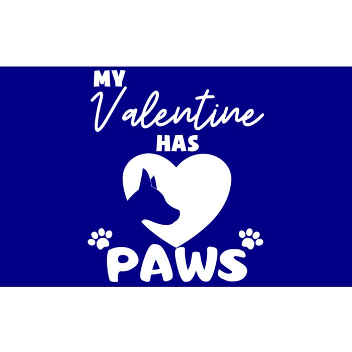 My Valentine Has Paws Dog Lover Valentines Day Great Gift Bumper Sticker