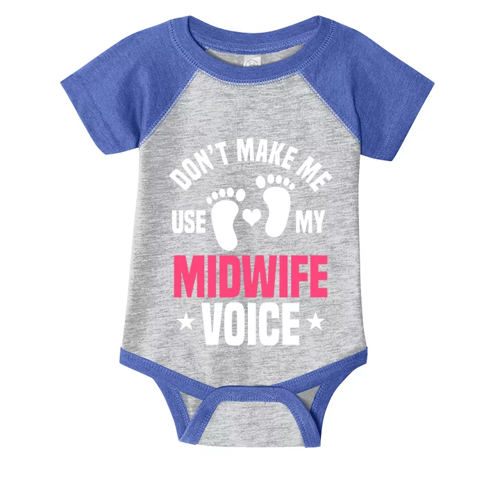 Midwife Vpice Healthcare Worker Birth Obstetrician Gift Infant Baby Jersey Bodysuit