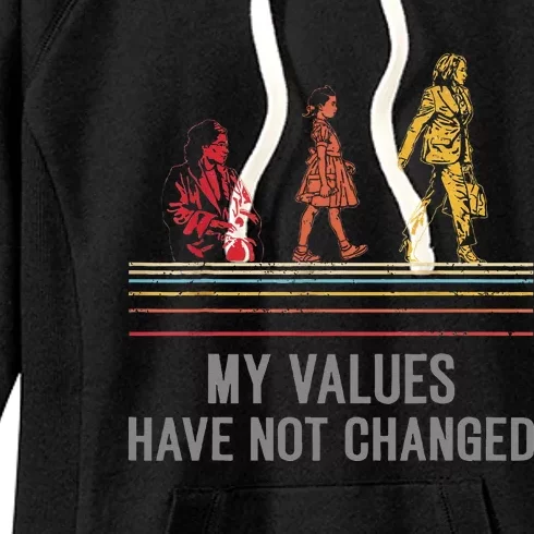 My Values Have Not Changed President 47th 2024 Women's Fleece Hoodie