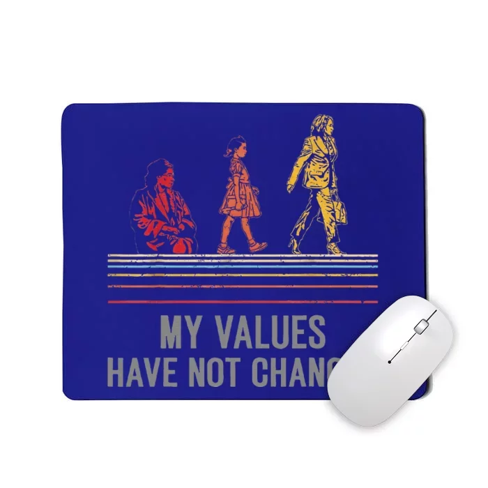 My Values Have Not Changed President 47th 2024 Mousepad