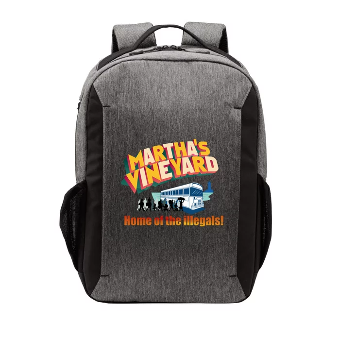 Martha's Vineyard Home Of The Illegals Funny Vector Backpack