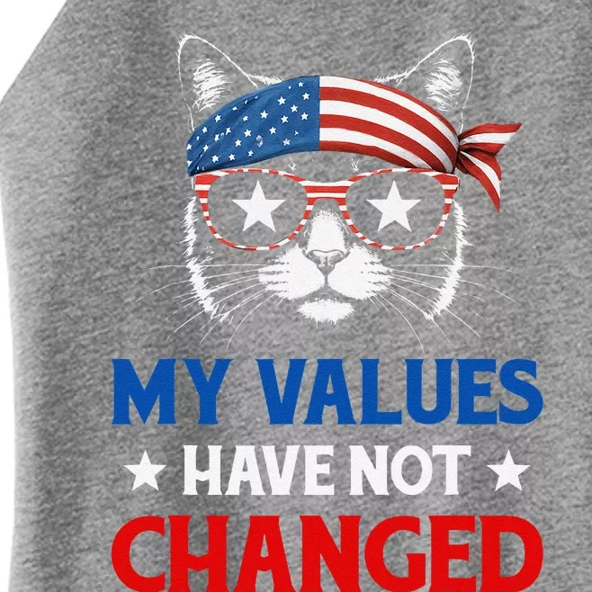 My Values Have Not Changed Kamala Harris 2024 President Women’s Perfect Tri Rocker Tank