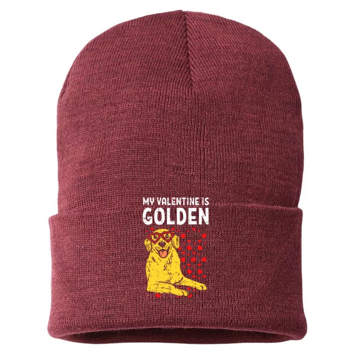 My Valentine Is Golden Sustainable Knit Beanie